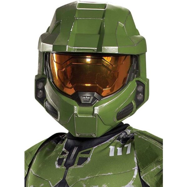 Halo Master Chief Infinite Boys Half Head Costume Helmet