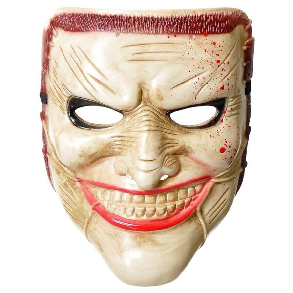 Stitched On Bloody Face Halloween Costume Mask
