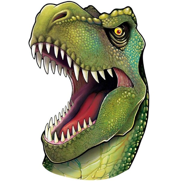 Dinosaur Head Cut Out Party Decoration