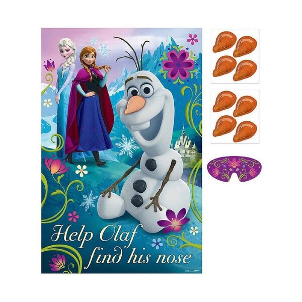 Frozen Pin On Olaf's Nose Party Game
