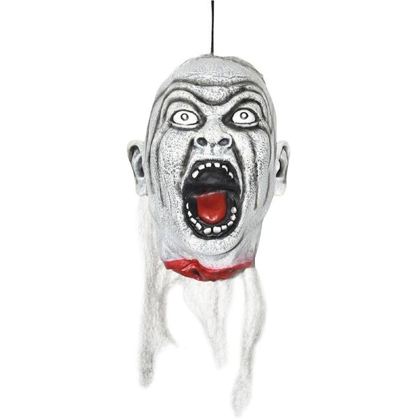 Bloody Severed Ghoul Head Halloween Decoration