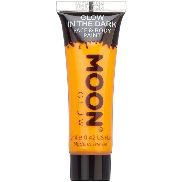 Moon Glow Orange Glow In The Dark Cream Face Paint