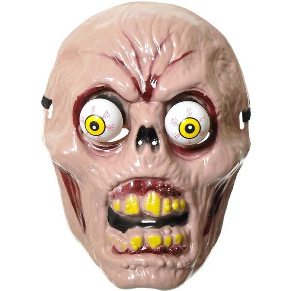 Ghoulish Zombie Halloween Mask with Spring Eyes