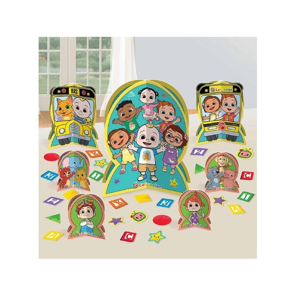 Cocomelon Table Centrepiece Decoration Kit