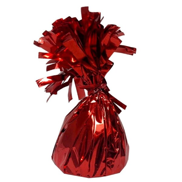 Metallic Red Foil 12cm Balloon Weight