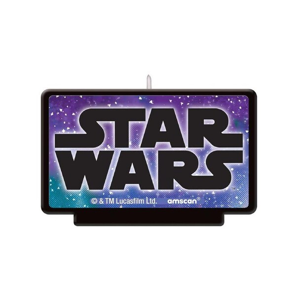 Star Wars Galaxy Birthday Cake Candle