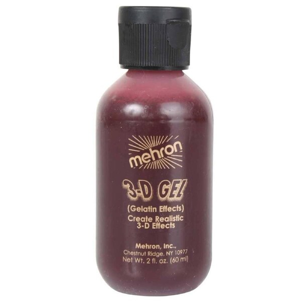 Medium 60ml Blood Red 3-D Gel Special Effects Halloween Makeup