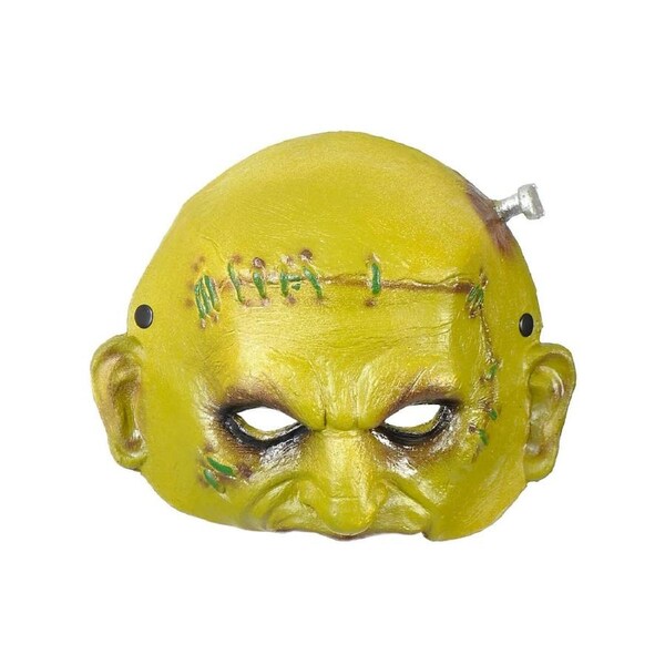 Half Face PVA Foam Green Frankenstein Halloween Mask