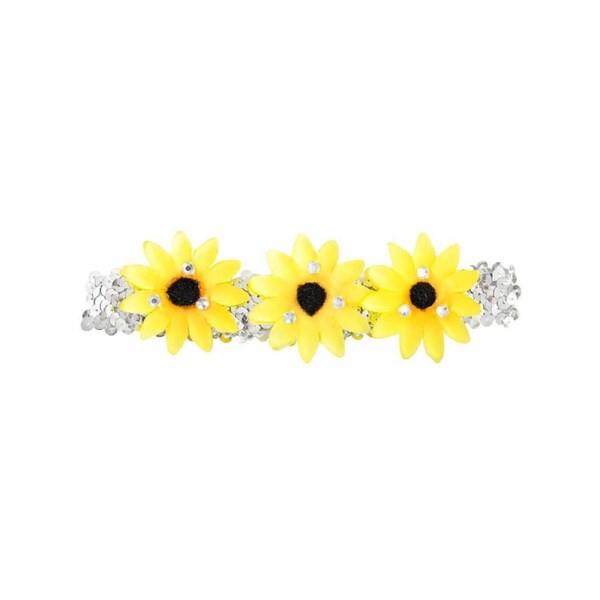 Sunflower Hippie 1970s Flower Costume Headband