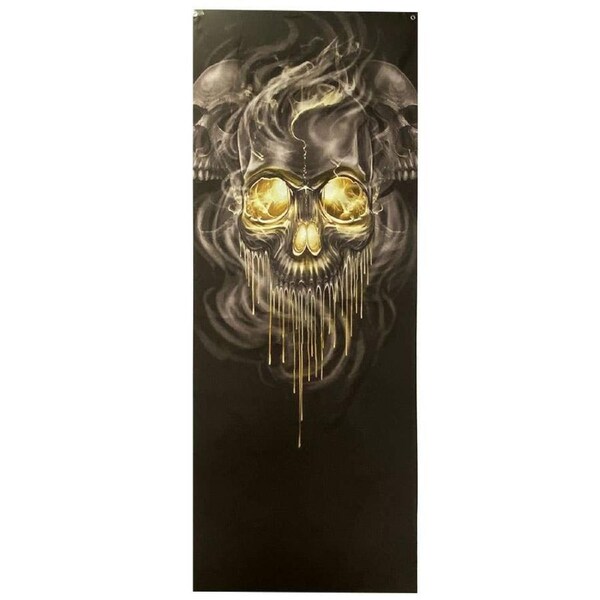 Smoking Skull 80x200cm Curtain Halloween Decoration
