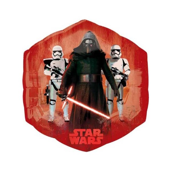 Star Wars Print Hexagon Shape 45cm Foil Balloon