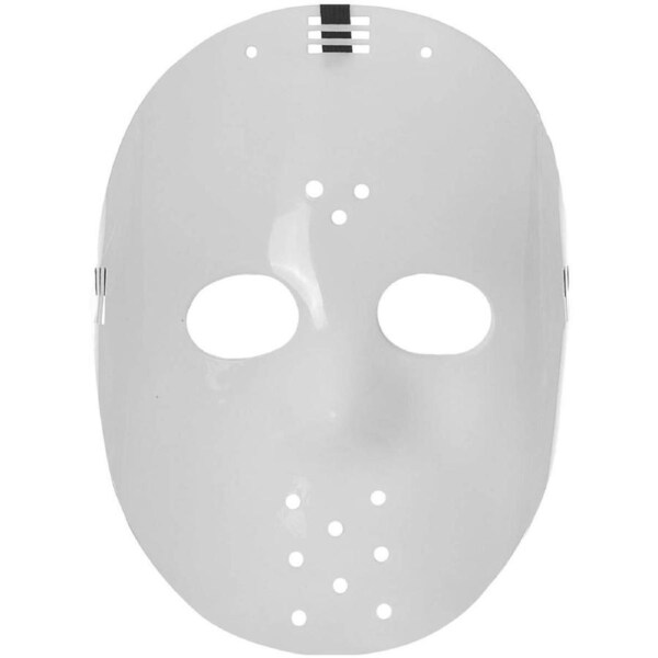 Horror White Jason Hockey Halloween Costume Mask