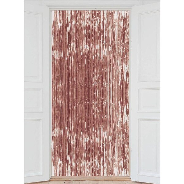 Rose Gold Foil Tassel 2m x 90cm Backdrop Decoration