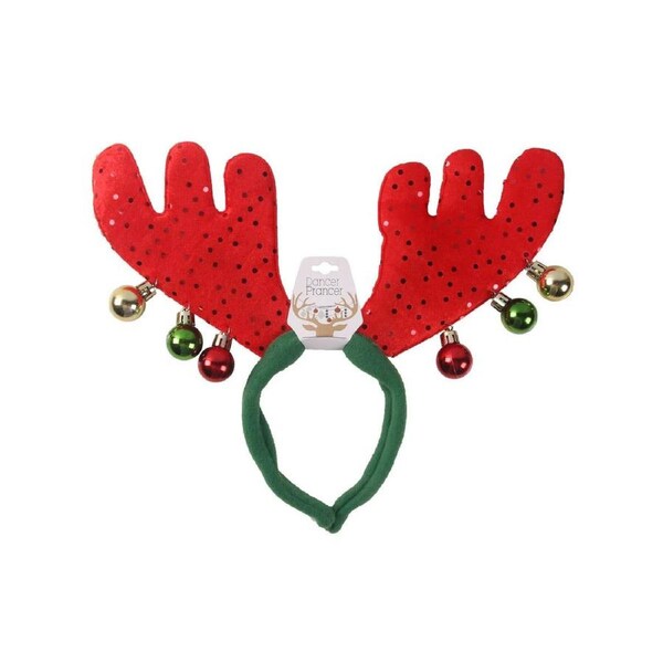 Xmas Bauble Reindeer Antlers Christmas Headband
