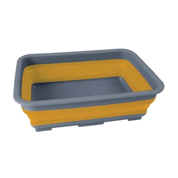 Caribee Folding Wash Basin 7L Yellow, EJF 1419