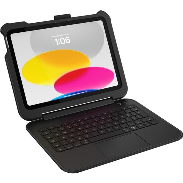 OtterBox Achiever Laptop Style Keyboard Case Apple iPad 11" A16 (11th Gen) / 10.9 10th Gen - Black