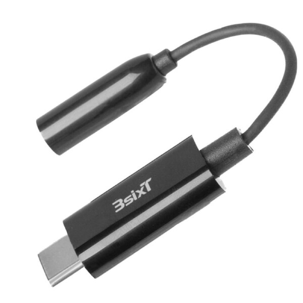 3sixT Hi-Res Audio Connector Adapter USB-C to 3.5mm Cable For iPhone Samsung iPad etc