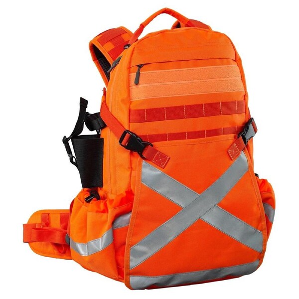 Caribee Mineral King Safety Hi-Vis Backpack 32L Orange, Work & Outdoor 6476