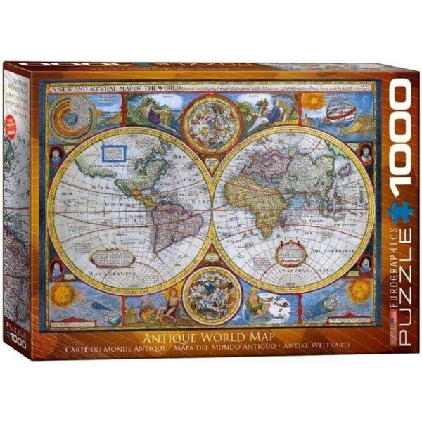 Antique World Map V2 (1000pc) Eurographics