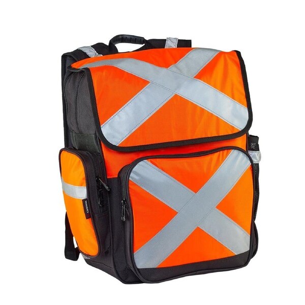 Caribee Pilbara Safety Hi-Vis Backpack 34L Work & Outdoor 11802