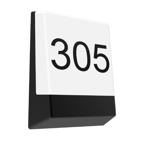 Bulk LED Bulkhead Letter Box Light IP65 IK10 Black