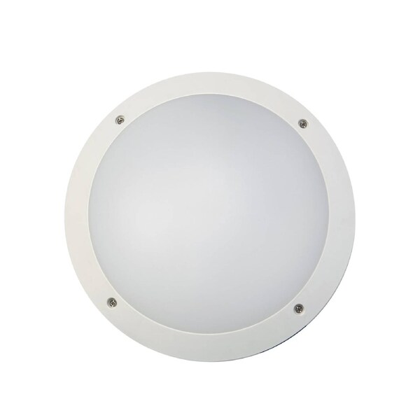 Bulk Round LED Bulkhead Light IP66 IK10 White