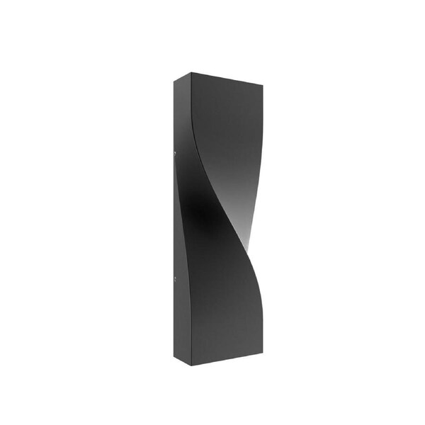 Exterior LED Tri-CCT Surface Mounted Up/Down Twist Wall Light IP65 Small Dark Grey