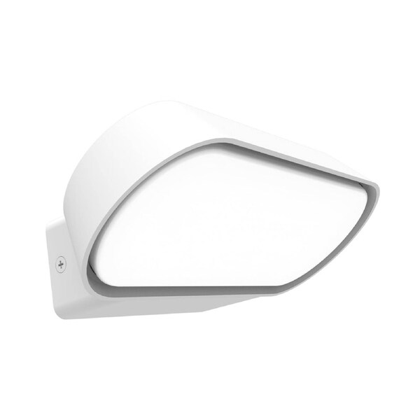 Surface Mounted Exterior LED Wall Light IP65 Large White