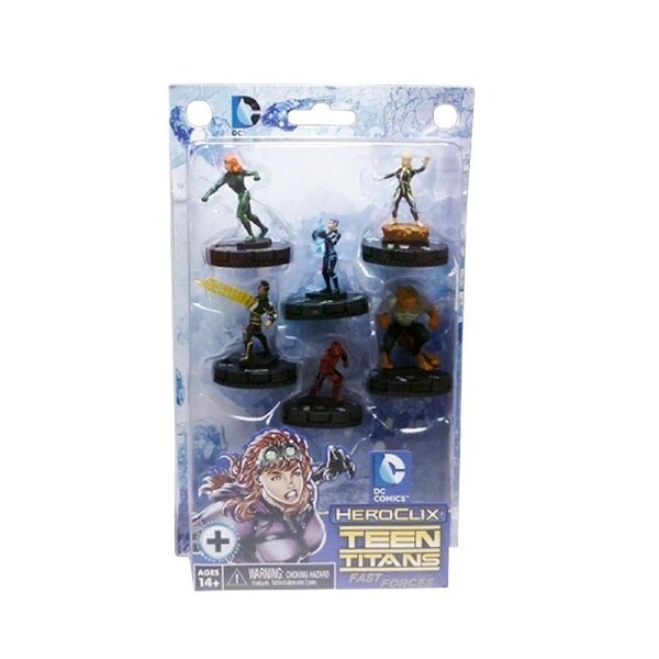 6pc Heroclix DC Comics Teen Titans Fast Forces Figure Toy Game 14y+