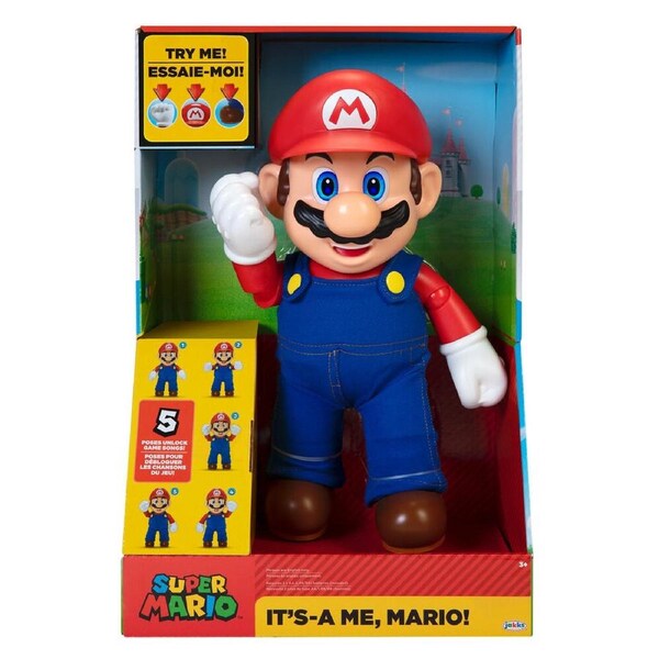 Nintendo It's-A-Me Mario Action Figure Interactive Toy Kids/Children 3y+