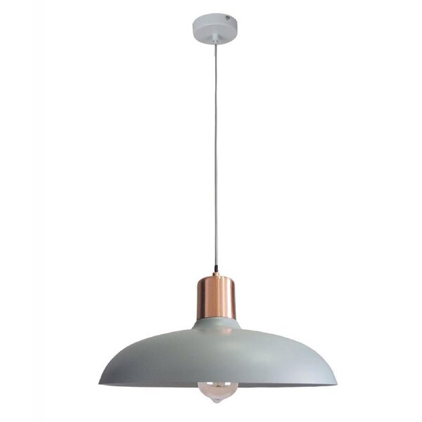 Pastel Scandinavian Dome Shape Pendant Light Matt Grey