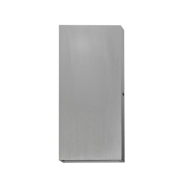Pdl LED Exterior Wall Rectangular Up/Down Pillar Light IP65 Stainless Steel
