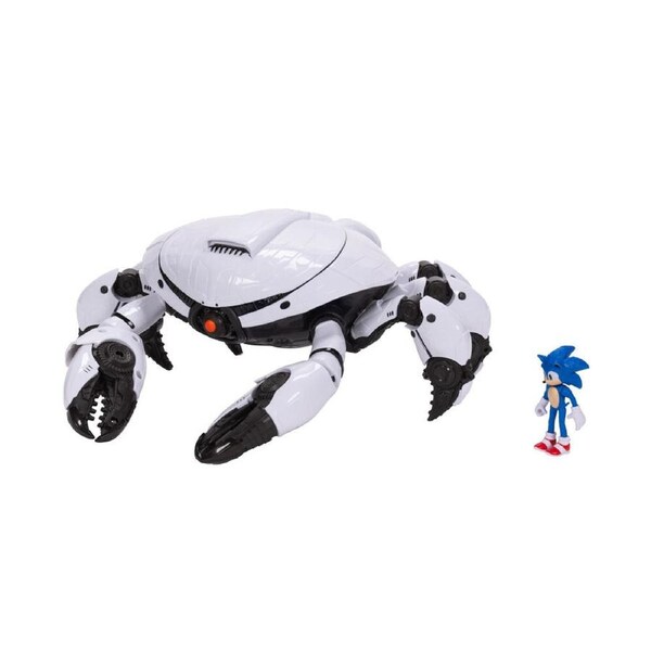 Sonic The Hedgehog 3 Movie 2.5 In Crab Mech Battle Figure Playset Kids 3y+