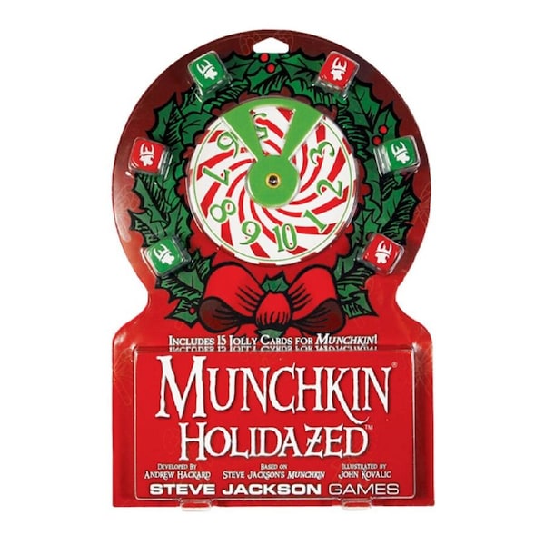 Munchkin Holidazed Boosters/Dice Expansion Game 10y+