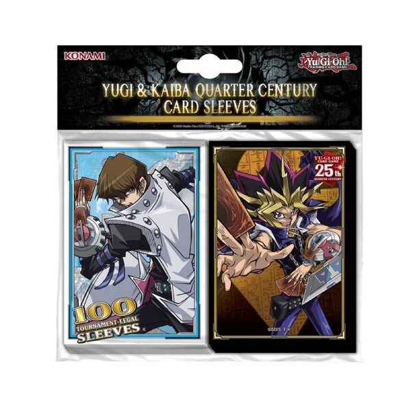 100pc Yu-Gi-Oh! Yugi & Kaiba Quarter Century Card Sleeves Protector