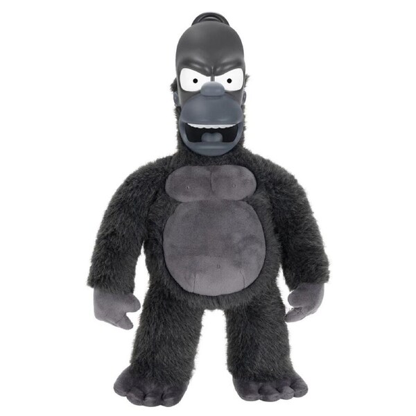 The Simpsons 16 In King Kong Homer Plush Soft Toy Black Kids/Children 14y+