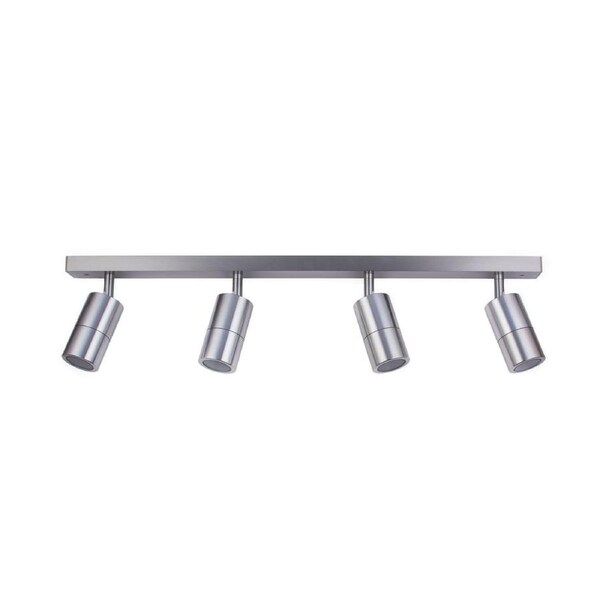 Exterior Adjustable 4 Head Bar Spot Light (Titanium) IP44