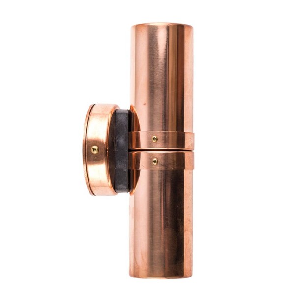 GU10 Exterior Wall Pillar Up/Down Spot Light (Light Weight Copper) IP54