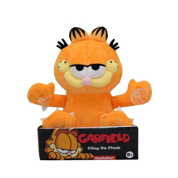 Garfield Plush Soft Stuffed Animal Toy w/ Suction Cups Kids/Children Orange 0+