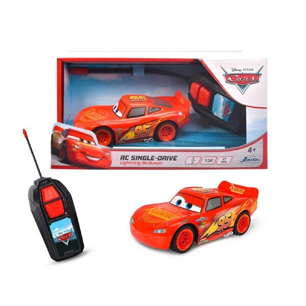 Disney Cars RC Single Drive Lightning McQueen 1:32 Toy Kids/Children Red 4y+