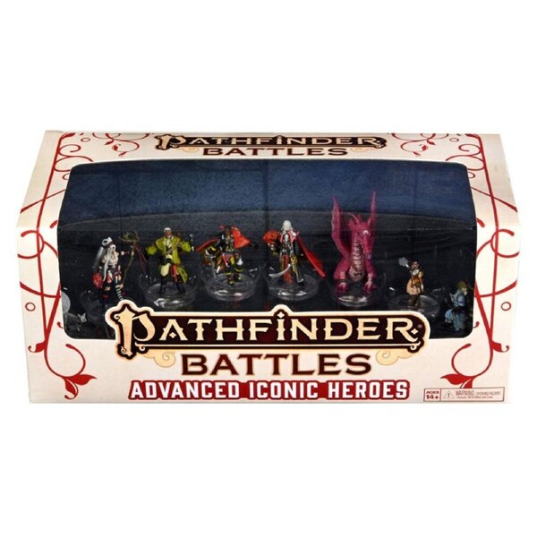 Pathfinder Battles Advanced Iconic Heroes Miniature Set 14y+