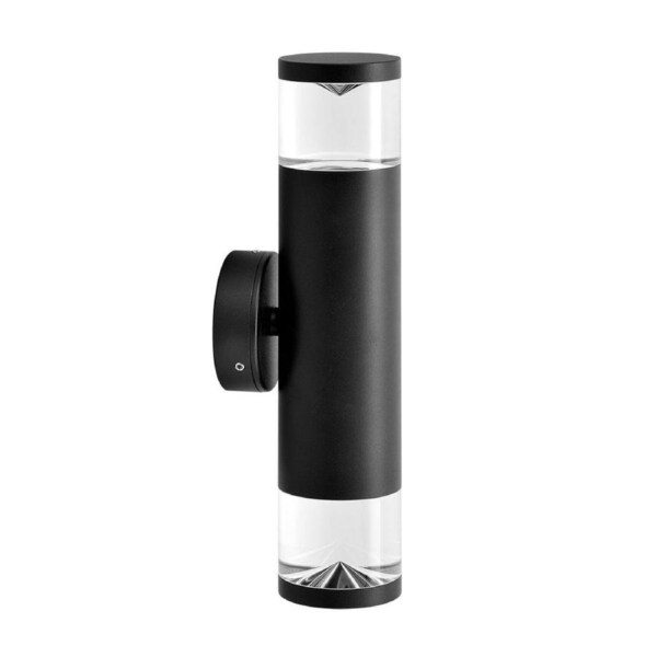 PHARE GU10 Exterior Wall Pillar Light (Black) IP65