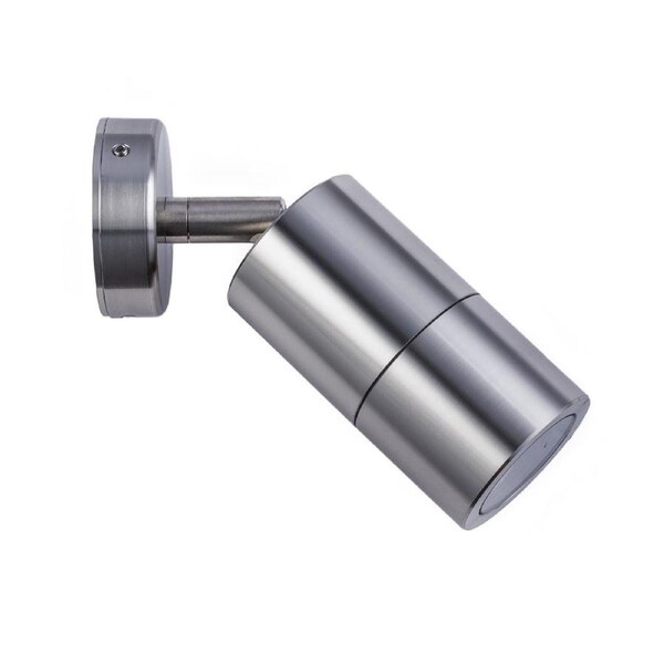 MR16 Exterior Wall Pillar 1-Light Adjustable Spot Light (Titanium Aluminium) IP65