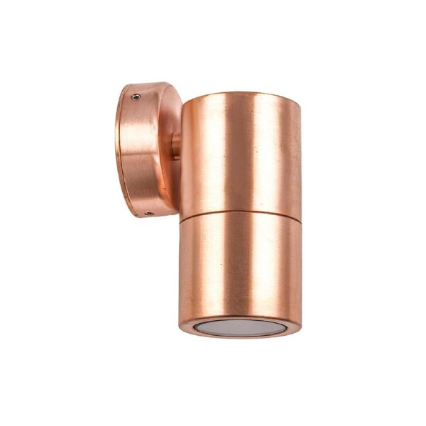 MR16 Exterior Wall Pillar Single Fixed Spot Light (Copper) IP65