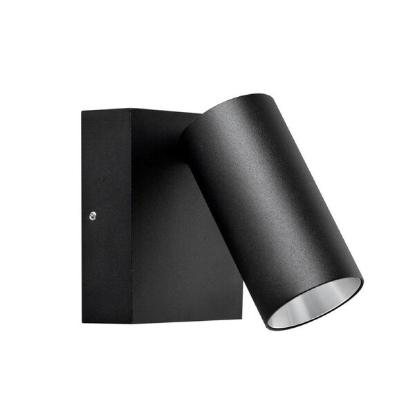 Sec Surface Mounted LED Tri-CCT Single Adjustable Wall/Pillar Light (Matt Black) IP65