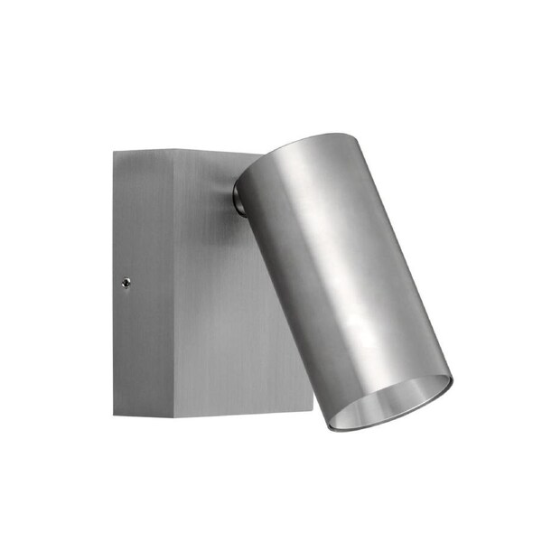 Sec Surface Mounted LED Tri-CCT Single Adjustable Wall/Pillar Light (Titanium) IP65