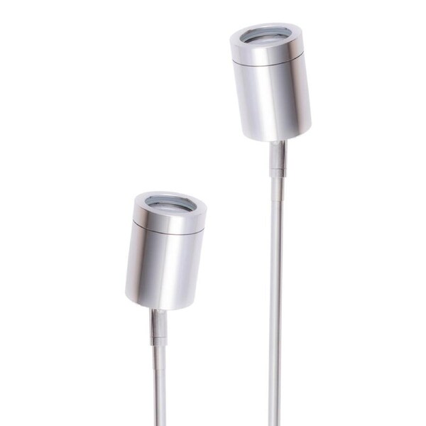 Single Adjustable Head Garden Spike Light IP65 Stainless Steel H626mm