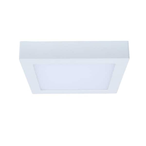 Surface Dimmable Surface Mounted Oyster Light (Square) 18W 5000K