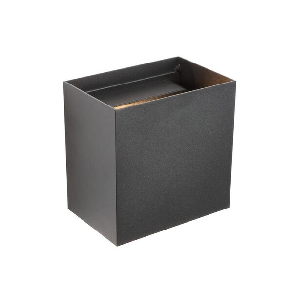 Toca Exterior LED Surface Mounted Adjustable Lens Covers Up/Down Light IP65 Black