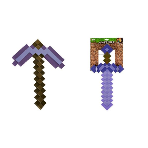 2pc Minecraft Enchanted Sword and Enchanted Pickaxe Game Toy Combo Set 4y+